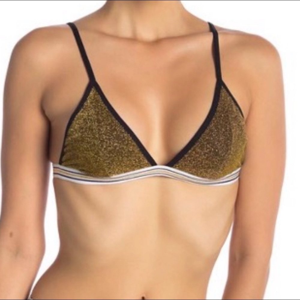 Metallic Gold Bralette